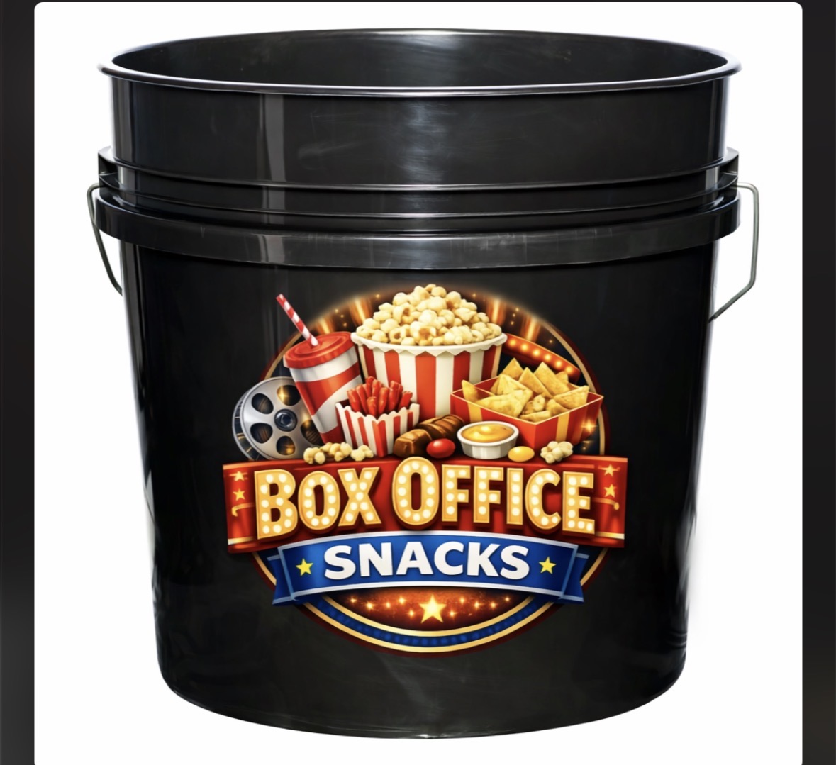 Black Box Office Snacks gift bucket